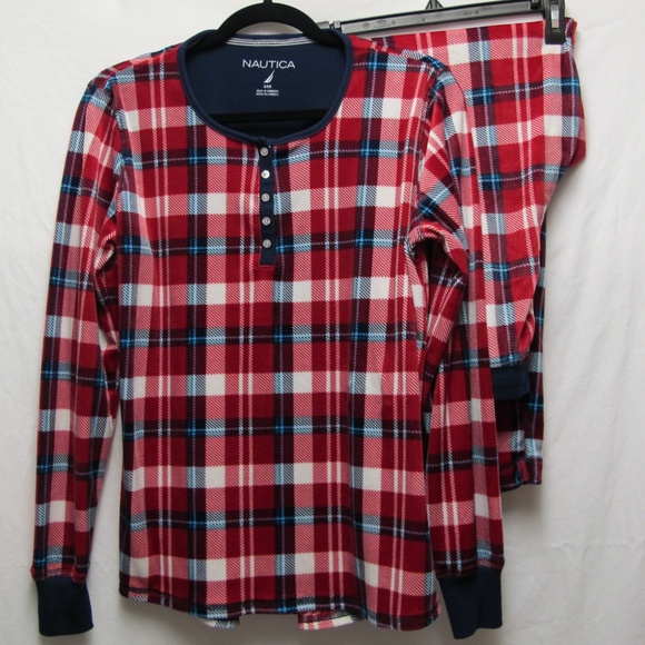 Nautica Sleepwear Micro Fleece 2 Piece Set - Picture 14 of 15